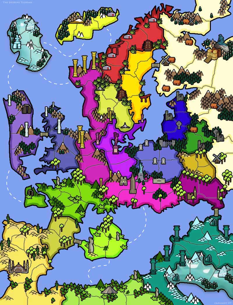 the map